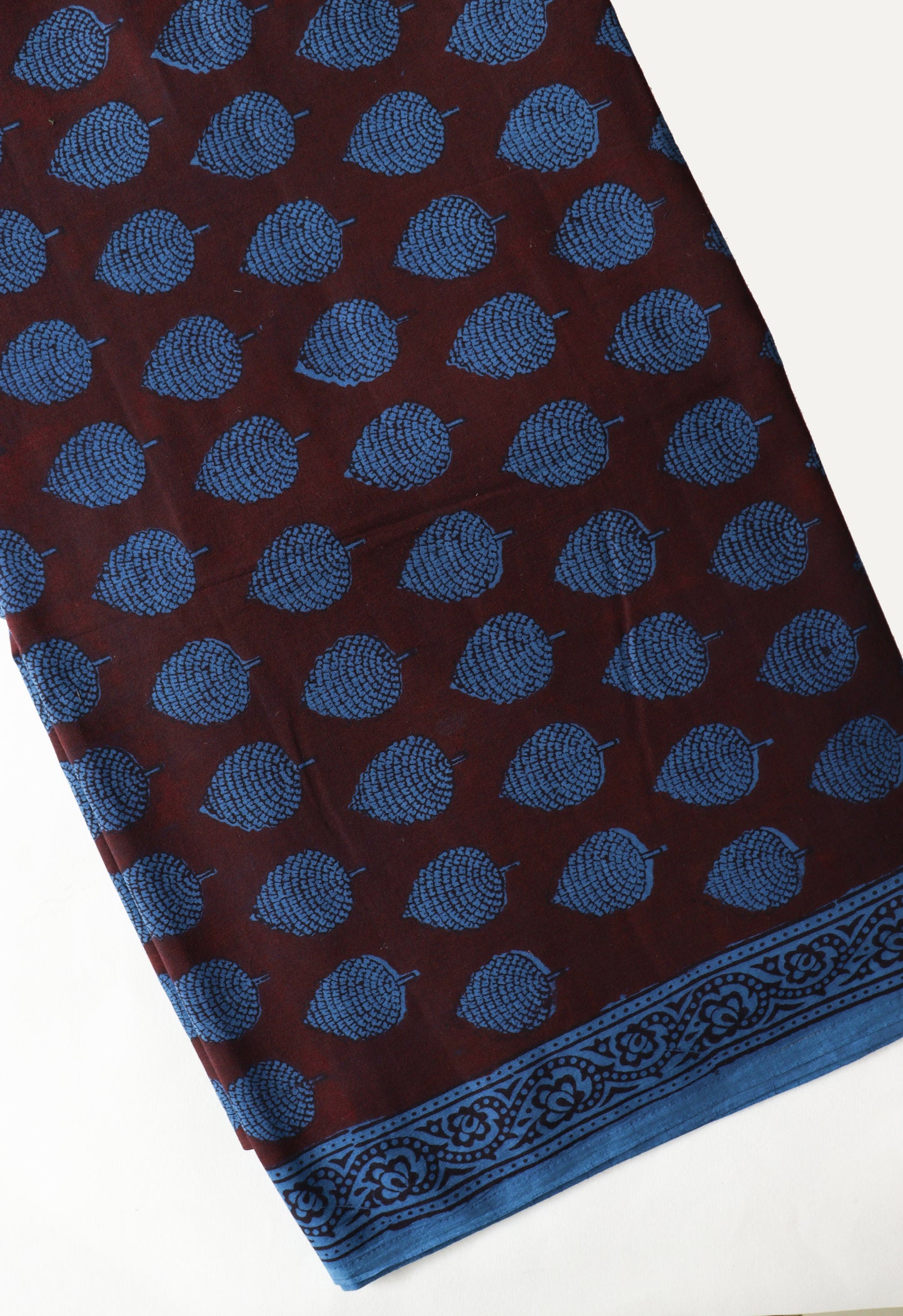 Blue marigold bagh suit