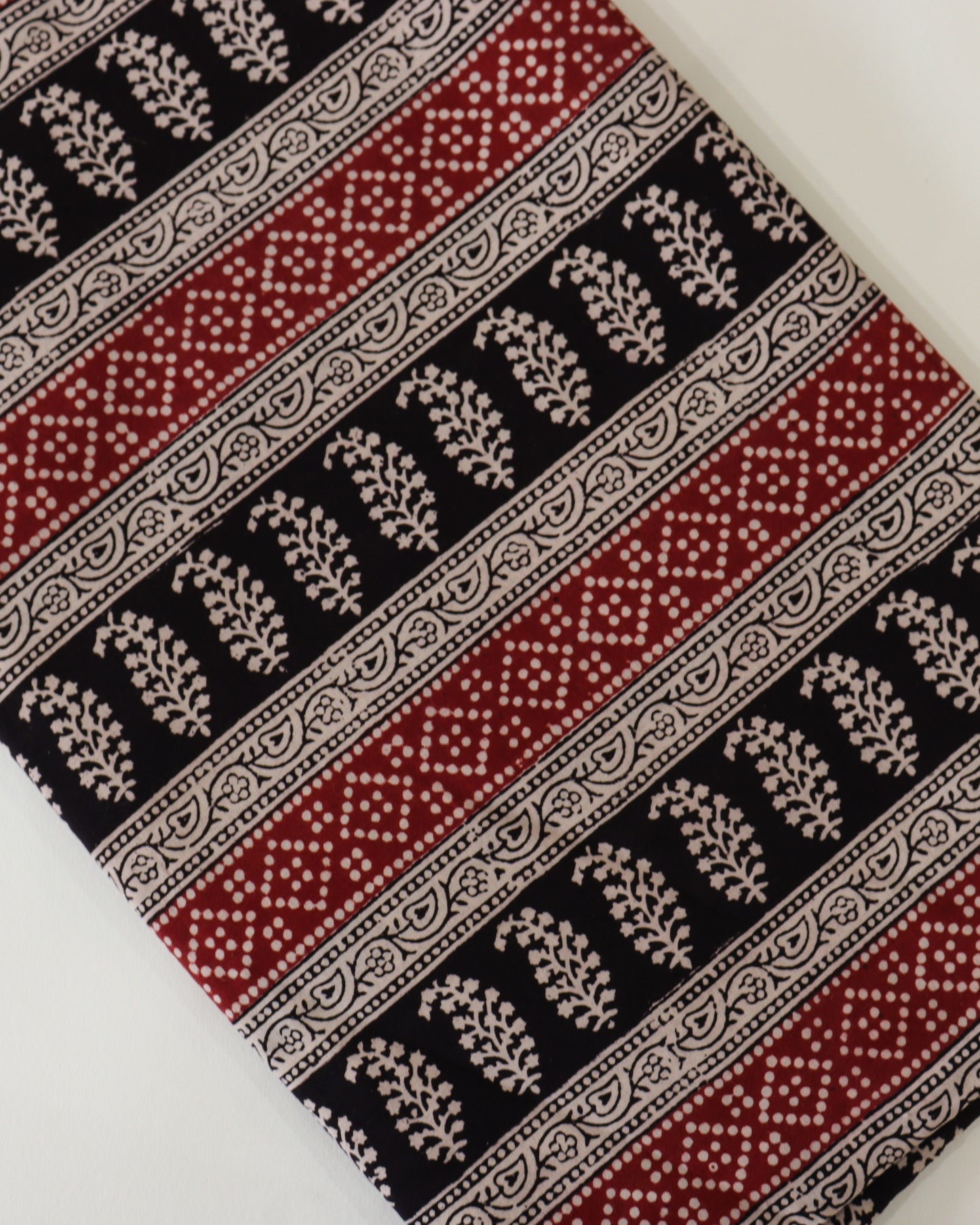 Maroon Balck Stripes Bagh Print suit