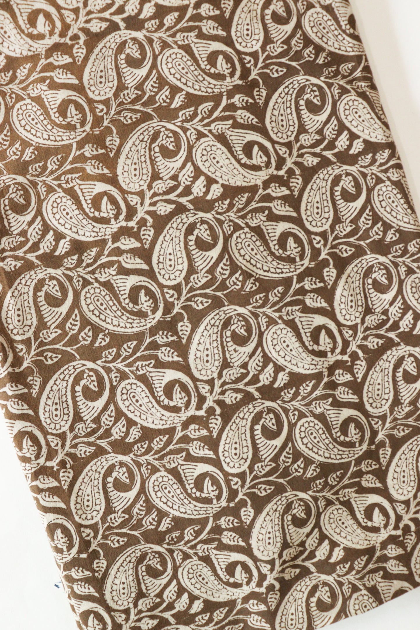paisley cotton bagh suit (ochre)
