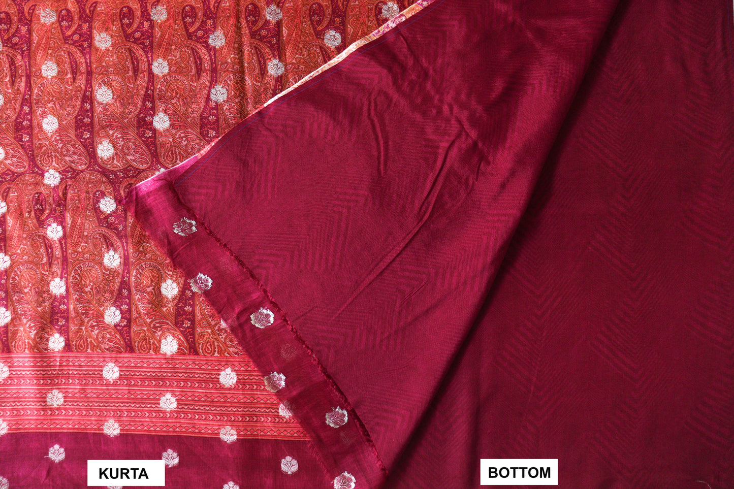 Chanderi banarasi butta suit